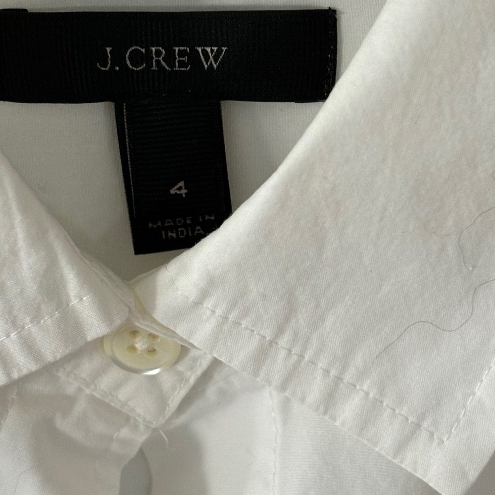 J.Crew I Sequin Side Stripe Button Down Shirt I S… - image 4